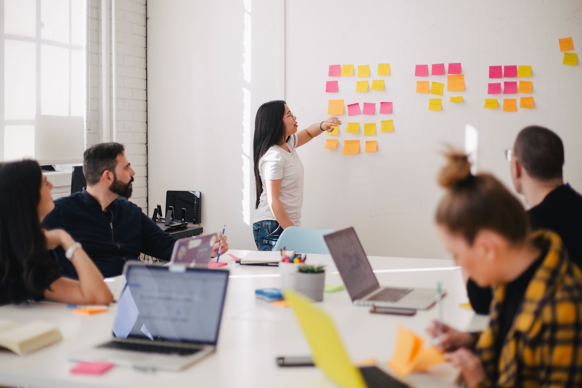 Growth team planning AI sales workflows